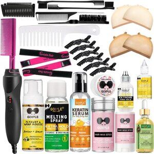 Hot Comb Hair Straightener for Natural Black Hair and Lace Front Wigs -